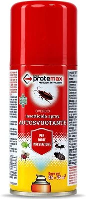 PROTEMAX INSETTICIDA MULTINSETTO SPRAY ml 150 Bombola autosvuotante DF 6135380