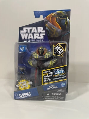 Figura de acción Star Wars The Clone Wars Seripas 2011 Hasbro CW61 NUEVO Foto 1 de 4