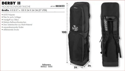 Reece Derby II Stick Bag Hockey 885822-8000 Field Feld Tasche Schläger-Bag