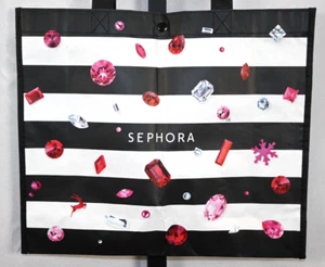 Sephora Holiday Jewel Reusable Tote Bag Snap Closure Size 14"X4"X12" - Picture 1 of 5