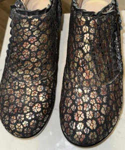 Alegria Hannah Leather Ankle Bootie Boot Autumn Poppy EUR 36 US 6/6.5 HAN486 - Picture 1 of 15