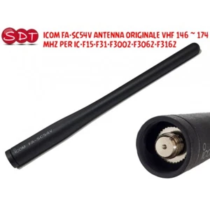ICOM FA-SC54V ANTENNA ORIGINALE VHF 146 ~ 174 MHZ PER IC-F15-F31-F3002-F3062-F31 - Foto 1 di 2