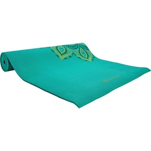Gaiam Yoga Premium Print Yoga Mat Size (68x24) 6mm Capri Color Extra Thick New - Picture 1 of 2