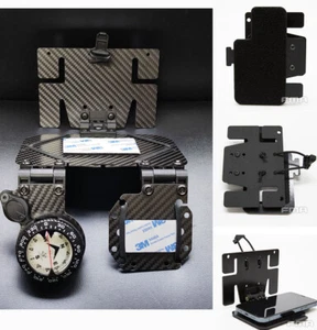 Tactical Carbon firber Adjustable MOLLE Phone Navigation Board System w/ Compass - Picture 1 of 49
