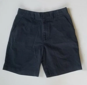 School Uniform Navy Shorts Adjustable Waistband Sz 12H 65% Polyester 35% Cotton - Picture 1 of 4