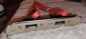 Dual Port SATA Serial ATA Cable to eSATA Bracket Adapter Cable - Picture 1 of 2