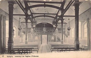 Suisse - Satigny (GE) Intérieur de l'église Tribune - Voir scna pour l'état - Ed - Picture 1 of 2
