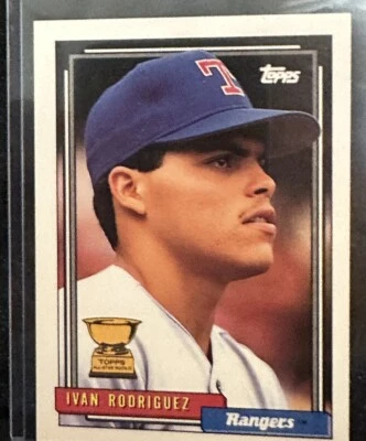 1991-92 All-Star Rookie Actual Salón de la Fama’er Iván Rodríguez Foto 1 de 2