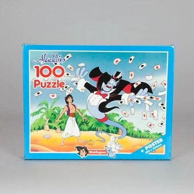 Puzzle Aladdin Aladin Disney  100 p. Waddingtons+ Poster SEALED sigillato - Immagine 1 di 4