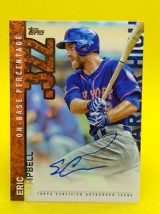 Eric Campbell 2015 Topps Career High AUTOGRAPH #CHA-EC - Picture 1 of 2