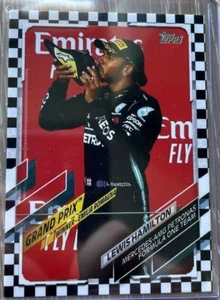 2021 Topps Formula 1 Checker Flag #150 Lewis Hamilton Parallel (ref Y0761) - Picture 1 of 2