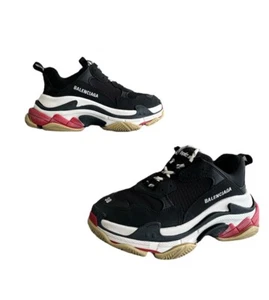 Zapatillas Balenciaga Triple S UK 5 EU 38 Triple S Zapatillas bajas Blanco Rosa - Imagen 1 de 24