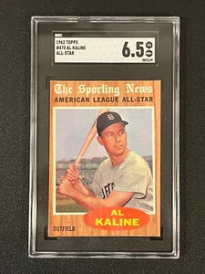 Al Kaline 1962 Topps All-Star SGC 6.5 Tigers 470 - Picture 1 of 2