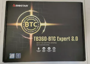 Biostar TB360-BTC Expert 2.0 Motherboard CPU i3 i5 LGA1151 Intel DDR4 17x PCI-E - Picture 1 of 6