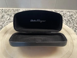 Salvatore Ferragamo Glasses Sunglasses Hard Case Protect Engraved Logo - Picture 1 of 16