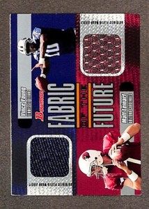 2006 Bowman Fabric of the Future #FFD-YL Vince Young Matt Leinart Rookie /50