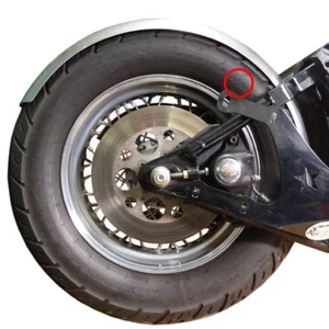 180 mm chapa protectora para Harley Softail Custombikes taza de acero guardabarros bobber - Imagen 1 de 5