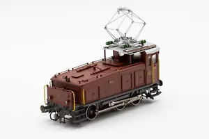 Modellismo ferroviario Fulgurex H0 #2068 locomotiva elettrica n. 16323 scarpa bassa Ee 3/3 delle FFS marrone - Foto 1 di 10