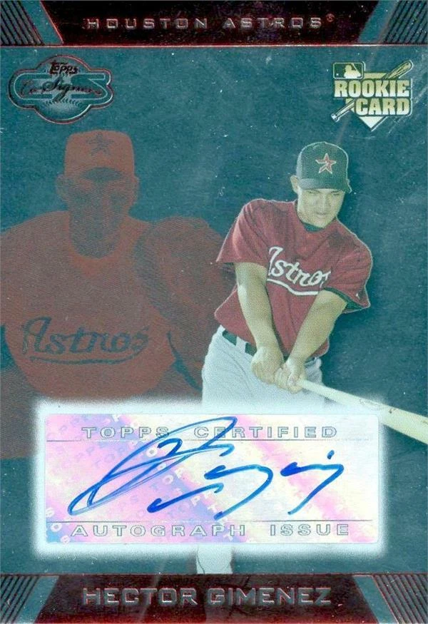 Hector Gimenez autographed baseball card 2007 Topps Certified Rookie #106 - Image 1 of 1