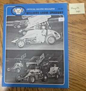 Williams Grove Speedway Program - May 22, 1981 - Picture 1 of 2
