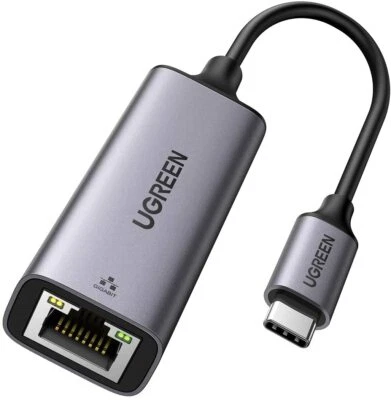Ugreen USB C Ethernet Adapter Type C to RJ45 Network Card Fr MacBook Pro Samsung - Image 1 of 4