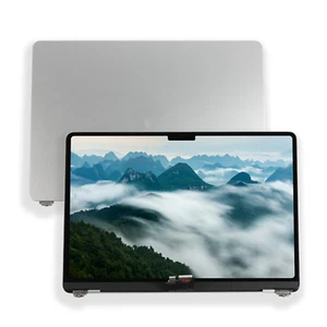 Silver LCD Display Screen Top Cover For Macbook Air A2681 2022 M2 13.6" EMC 4074 - Picture 1 of 9