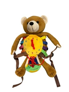 BUCKLE TOY "Billy" Bear Backpack - Picture 1 of 8