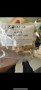 Loop-Loc Authentic Swimming Pool Safety Cover Brass Anchor 10 pcs - Picture 1 of 1