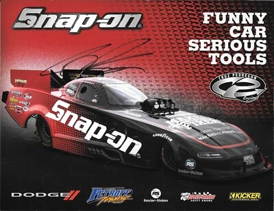 Cruz Pedregon NHRA 亲笔签名 2022 年英雄卡 Nitro 有趣汽车 — 第 1/2 张图片