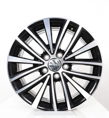 Llanta de aluminio 17 pulgadas original VW Golf Jetta 5C0601025B Queensland 1 pieza - Imagen 1 de 4