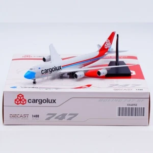 1:400 JC Wings Cargolux Airlines Boeing B747-8F Diecast Models Aircraft LX-VCF - Picture 1 of 13