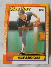1990 Topps Boston Red Sox Baseball Card Pick one