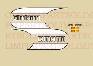 CIMATTI S4 SERIE AUFKLEBER STICKERS  - Bild 1 von 1
