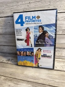 4 Film Favorites Sandra Bullock Comedy Collection (DVD) New Sealed 443 Minutes - Bild 1 von 5