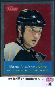 2001-02 Topps Heritage Refractors #1 Mario Lemieux 044/558 - Picture 1 of 2