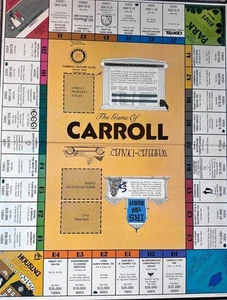 Vintage Brettspiel im Monopoly-Stil von Carroll, Iowa ~ 70er Jahre OVP - Bild 1 von 7