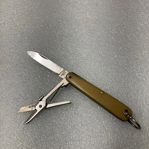 USED Vintage Collectable Crystal Craft Japan Pocket Knife w/ Scissors. A DEAL! - Picture 1 of 10