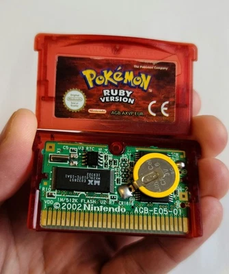 Pokemon Ruby Version Nintendo Game Boy Advance Genuine Cartridge New Battery  - Image 1 of 4