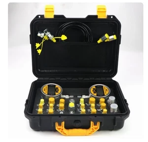 Medidor de presión de bomba hidráulica de acero inoxidable medidor de presión de aceite probador de presión - Imagen 1 de 18