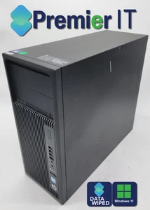 HP Z240 PC - Intel Xeon E3-1245 V5 - 8GB RAM - 240GB SSD + Quadro P600 - Picture 1 of 4