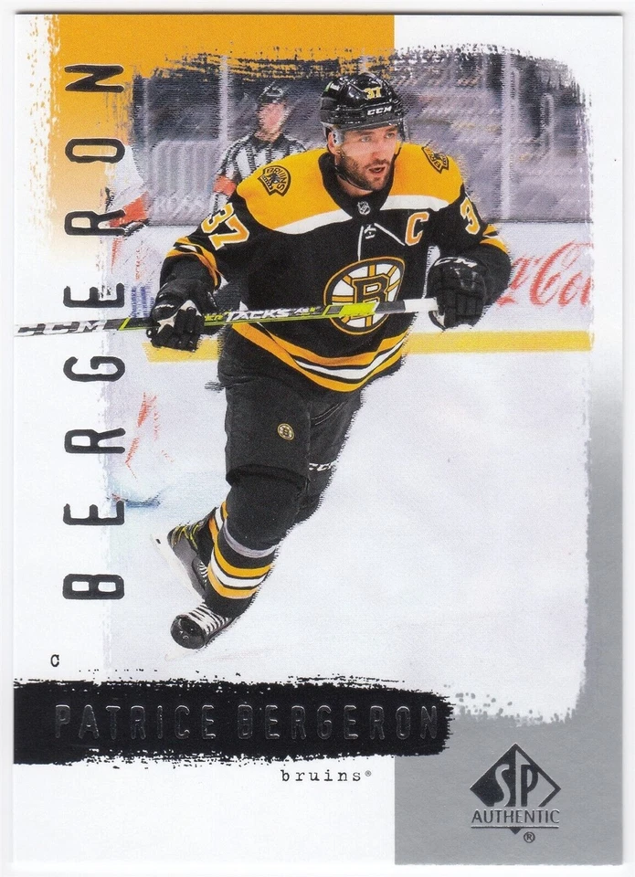 2020-21 Upper Deck SP Authentic 2000-01 Retro PATRICE BERGERON #R31 Boston UD - Image 1 of 1
