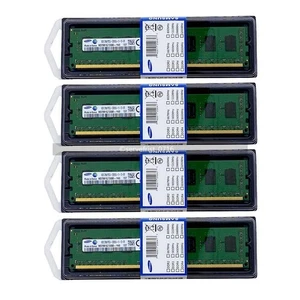 Samsung 32GB (4pcs 8GB) DDR3L-1600MHz PC3L-12800 Desktop DIMM Non-ECC Memory Lot - Picture 1 of 5