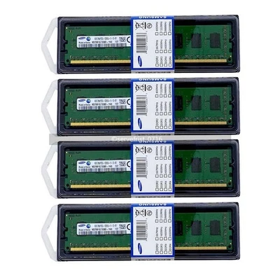 Samsung 32GB (4pcs 8GB) DDR3L-1600MHz PC3L-12800 Desktop DIMM Non-ECC Memory Lot - Image 1 of 4