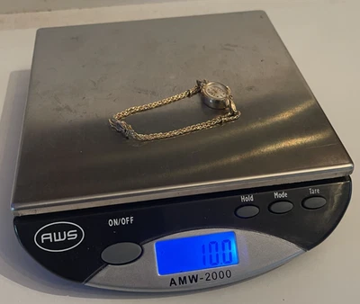 Reloj de pulsera suizo vintage oro 14K longines 17J para mujer correa 14K ¡también 10g funcionando! Foto 1 de 4