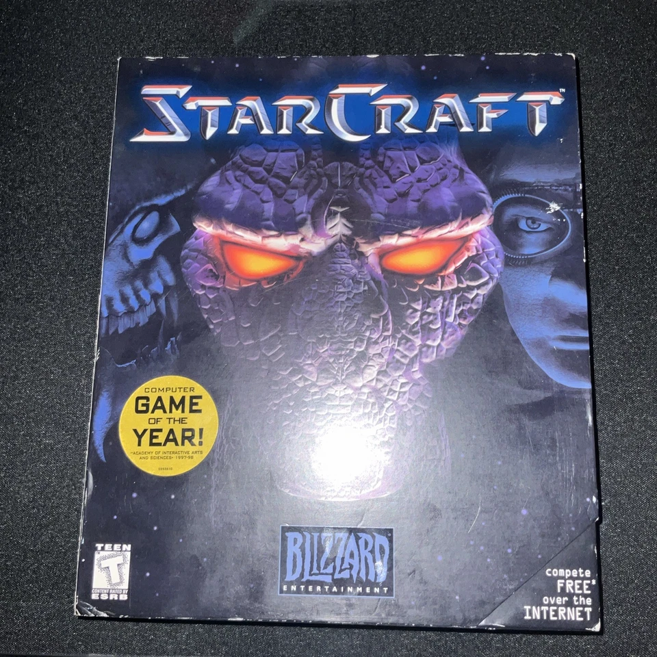 StarCraft коллекционное специальное издание (ПК 1998 Blizzard) большая коробка запечатанный нераспечатанный - Изображение 1 из 3