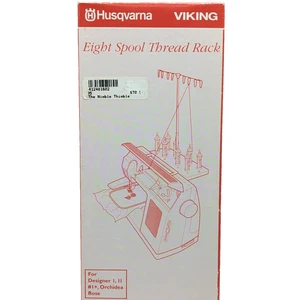 Husqvarna Viking 8 Spool Thread Rack Orchidea, Rose, Designer I, II #1+ Sewing - Picture 1 of 15