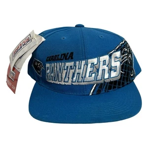 Cappello Carolina Panthers Vintage anni 90 Sports Specialties Grid SnapBack NFL Pro Line - Foto 1 di 8