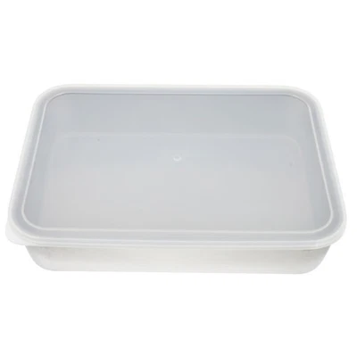  Contenitore Acciaio Coperchio Set Teglie Dolci Panne Di Pagnotte - Immagine 1 di 4