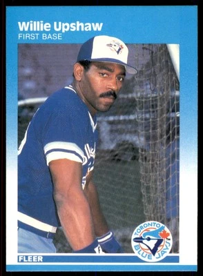 1987 Fleer Glossy Willie Upshaw Toronto Blue Jays #239 - Image 1 of 2