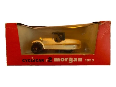 Vintage Brumm Italy 1923 Cyclecar R2 Morgan  Car in Package  - Image 1 of 4